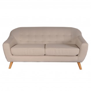 Canapé droit 3 places SUVI - Beige