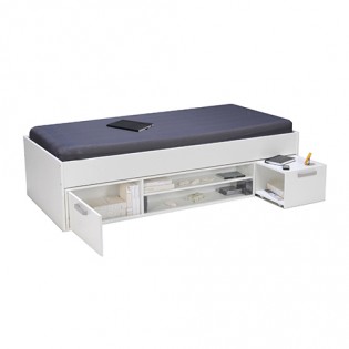 STAURAUMBETT TESS / 90x200 - Weiß