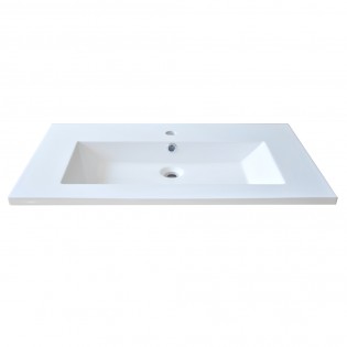 Plan de toilette GLAM 80cm / Blanc