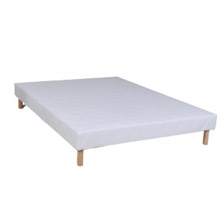 Sommier tapissier OLYMPE 160x200cm / Blanc