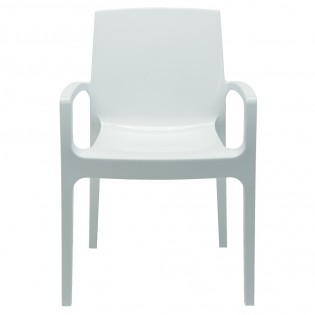 CREAM stapelbarer Sessel / Weiß
