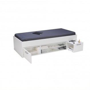 STAURAUMBETT TESS/ 90x190 - Weiß