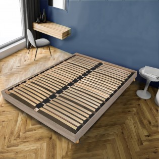 Sommier sur pied SOMKIT 140x190 / Décor Chêne grisé