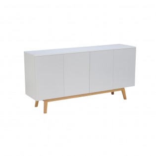 SIDEBOARD HOME/ 4 Türen + 2 Schubladen - Weiß
