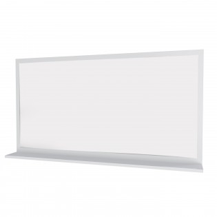 Miroir 120x65cm + tablette / BLANC