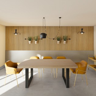 Table TIVOLI / Chêne blanchi 200cm