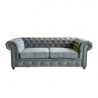 Canapé CHESTERFIELD 2 places / Gris