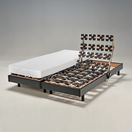 Lit adulte avec sommier et matelas - Narva