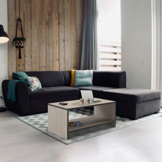 COUCHTISCH ALBA / 100x50cm - Eiche sandgestrahlt