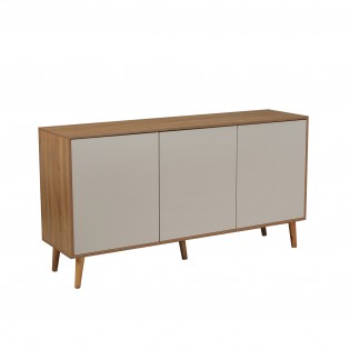 SIDEBOARD NORWAY / Weiß und Eiche Farbe