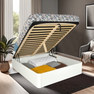BETT SPIRO mit Lattenrost/ 160x200- Weiß