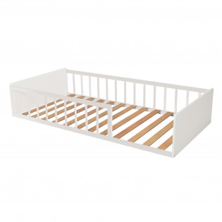 LIT 90x190 PILOU avec sommier / Blanc